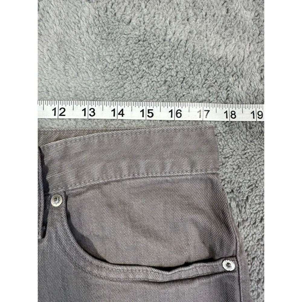 Bonobos Travel Jeans Mens 34x34 Gray Slim Straight Leg Stretch Read